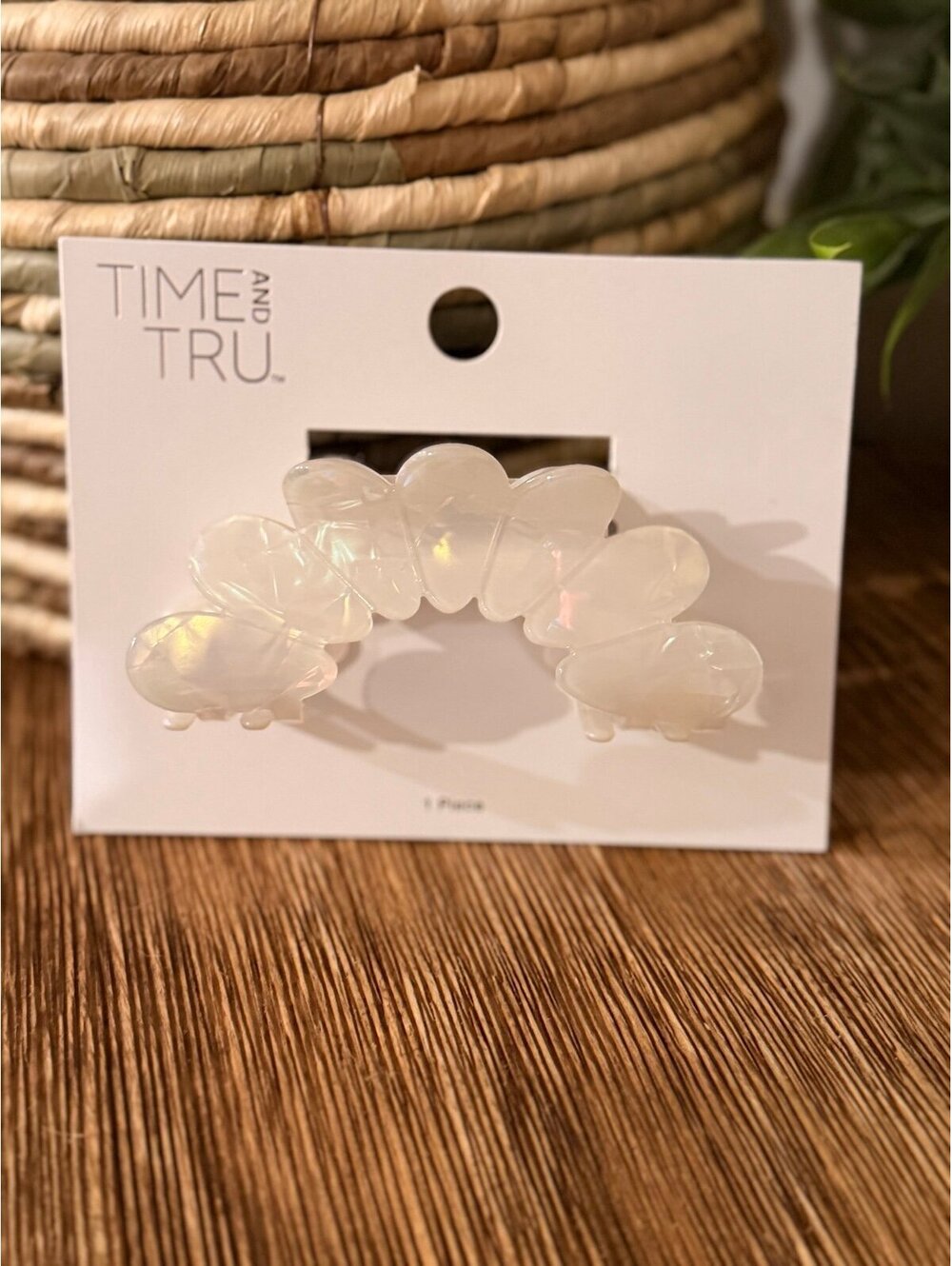 Time and Tru Butterfly Hair Clip